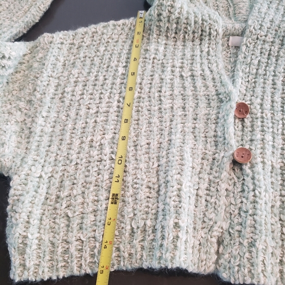 Musinsa (RE_L) green cropped cardigan - Picture 5 of 7